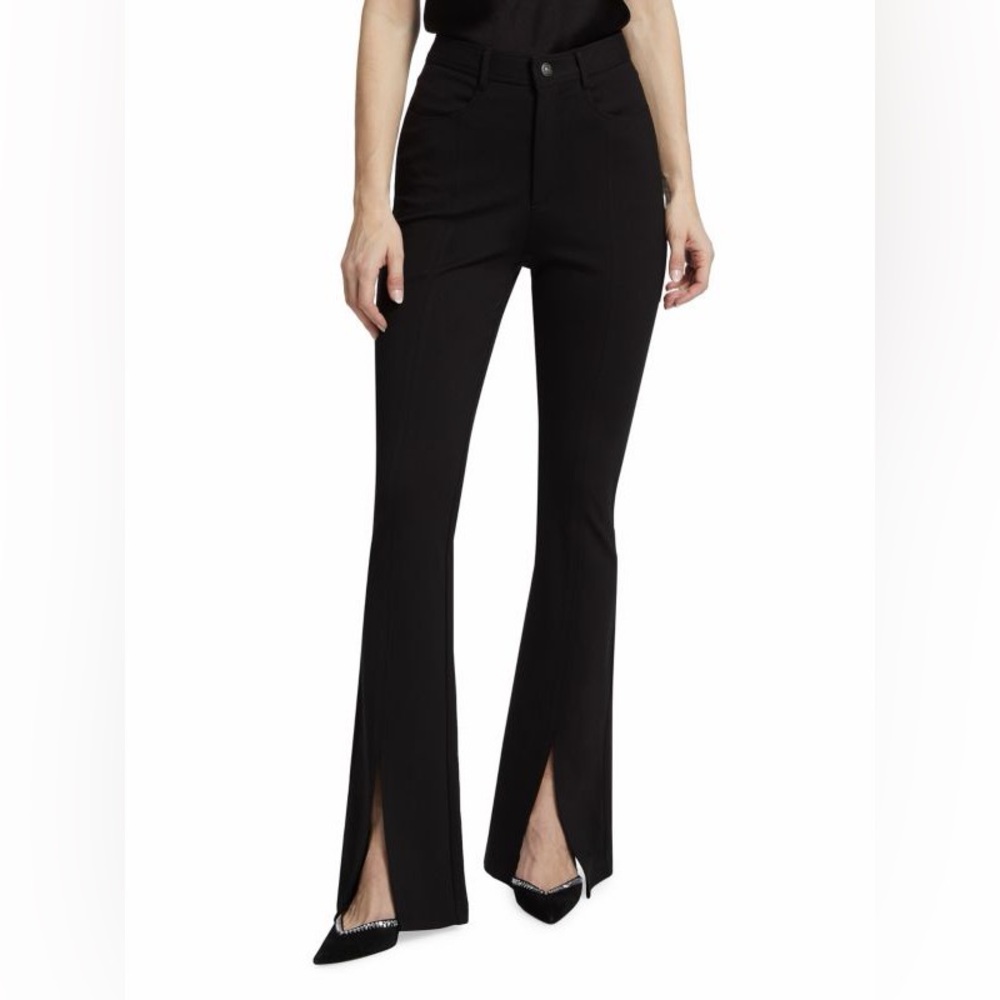 Cinq à Sept Shanis Ponte Split-Hem Pants size 8